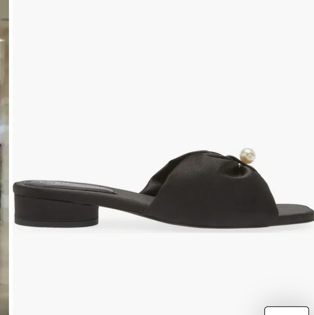 New Black Tara Slide Sandal By Koko & Palenki for Women's 7.5 & 8 - Picture 3 of 10